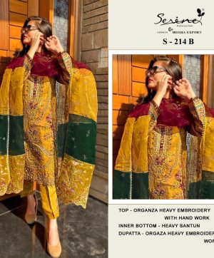 SERINE S 214 B PAKISTANI SUITS MANUFACTURER