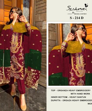 SERINE S 214 D PAKISTANI SUITS MANUFACTURER