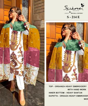 SERINE S 214 E PAKISTANI SUITS MANUFACTURER