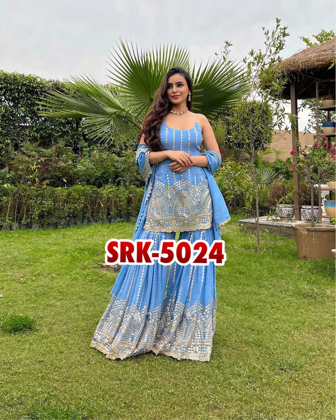 SHREE HARI SRK 5024 DESIGENR SUITS WHOLESALE