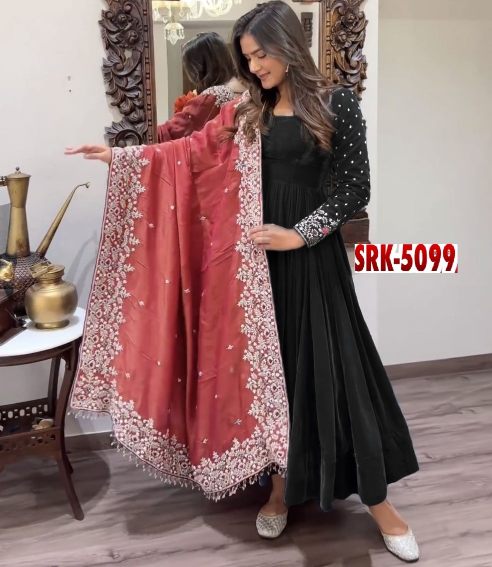 SHREE HARI SRK 5099 B DESIGNER VELVET COLLECTION