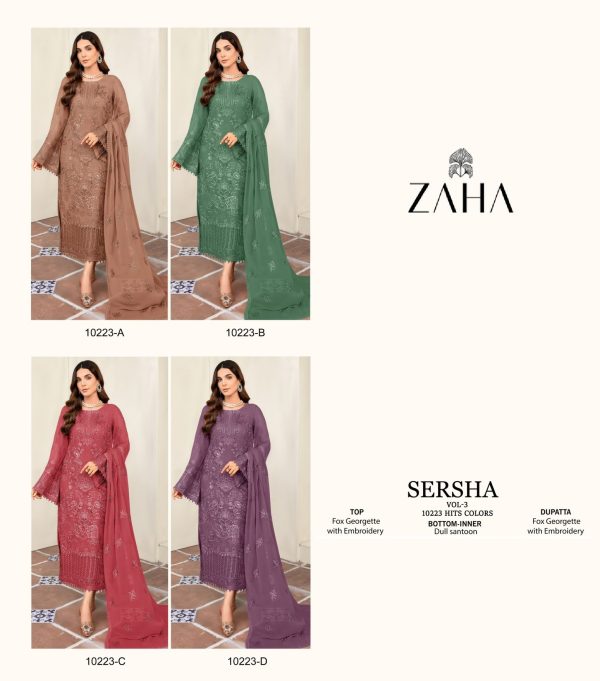 ZAHA 10223 SERSHA VOL 3 SERIES SALWAR SUITS