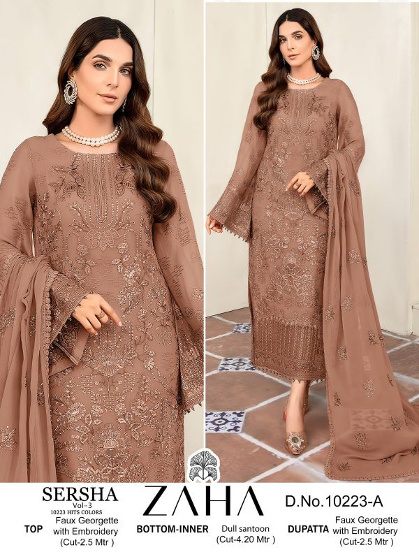 ZAHA 10223 SERSHA VOL 3 SERIES SALWAR SUITS