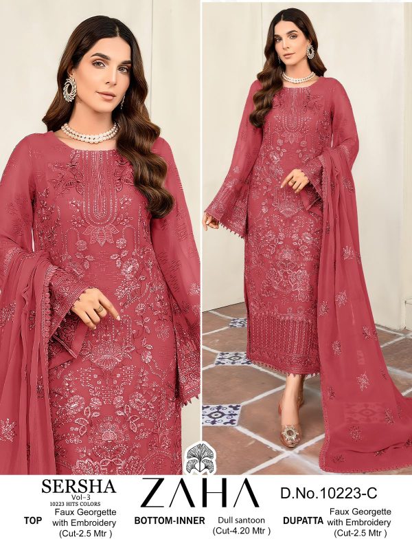 ZAHA 10223 SERSHA VOL 3 SERIES SALWAR SUITS