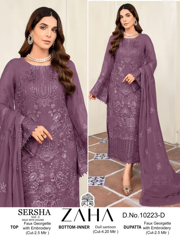 ZAHA 10223 SERSHA VOL 3 SERIES SALWAR SUITS