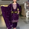 ZEEL FASHION ZF 343 DESIGNER VELVET SUITS