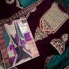 ZIAAZ DESIGNS 374 B VELVET PAKISTANI SUITS