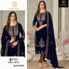 ZIAAZ DESIGNS 397 B VELVET PAKISTANI SUITS