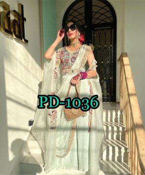 AAROHI DESIGNER PD 1037 PARTY WEAR COLECTION