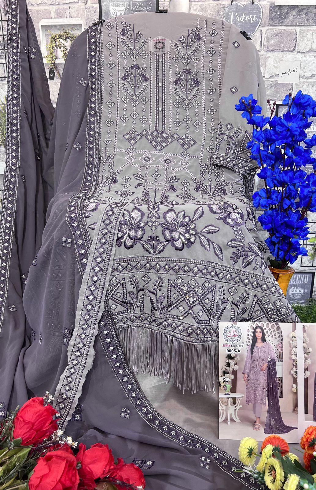 AFFAN CREATION 9005 A TO D SALWAR SUITS