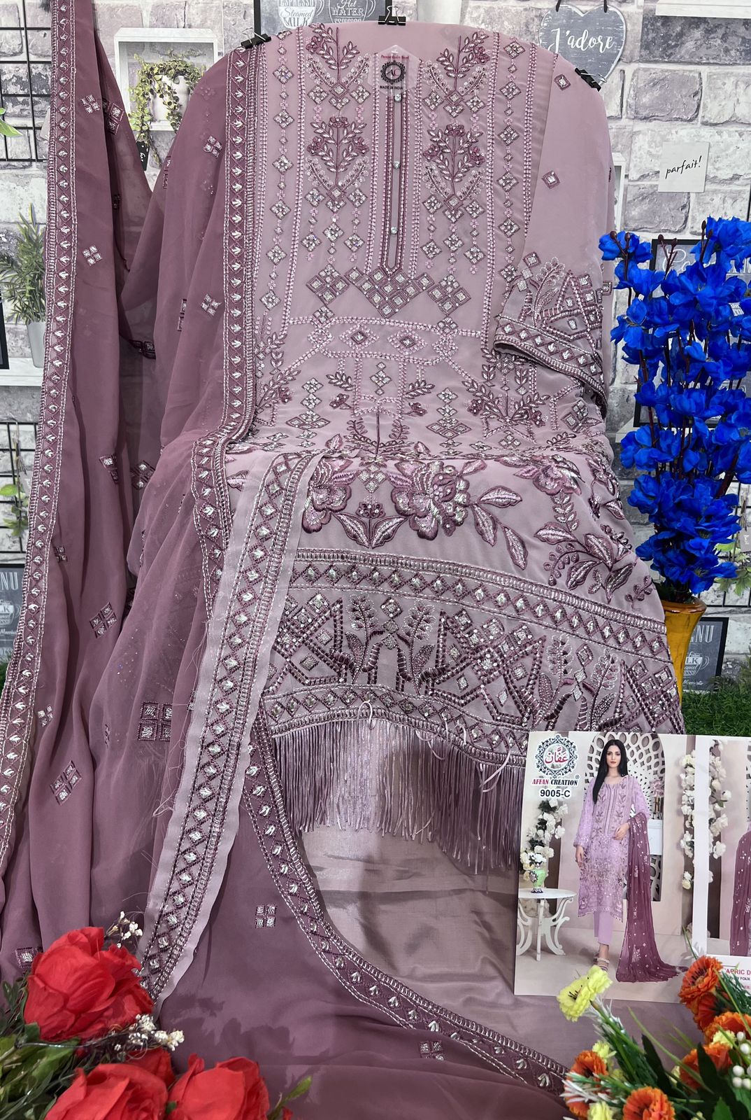 AFFAN CREATION 9005 A TO D SALWAR SUITS