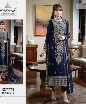 ANAMSA 270 PAKISTANI SUITS WHOLESALER