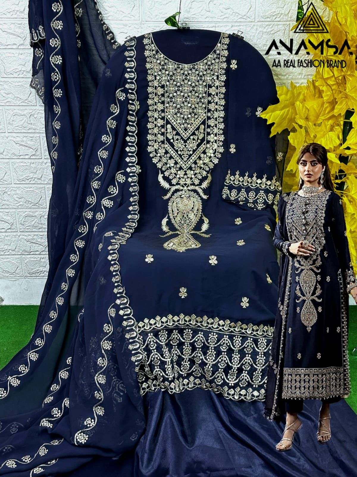 ANAMSA 270 PAKISTANI SUITS WHOLESALER