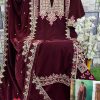 DEEPSY SUITS 3291 C VELVET PAKISTANI SUITS