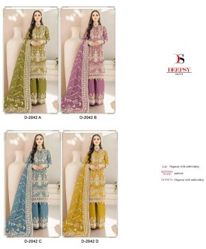 DEEPSY SUITS D 2042 A TO D SALWAR SUITS