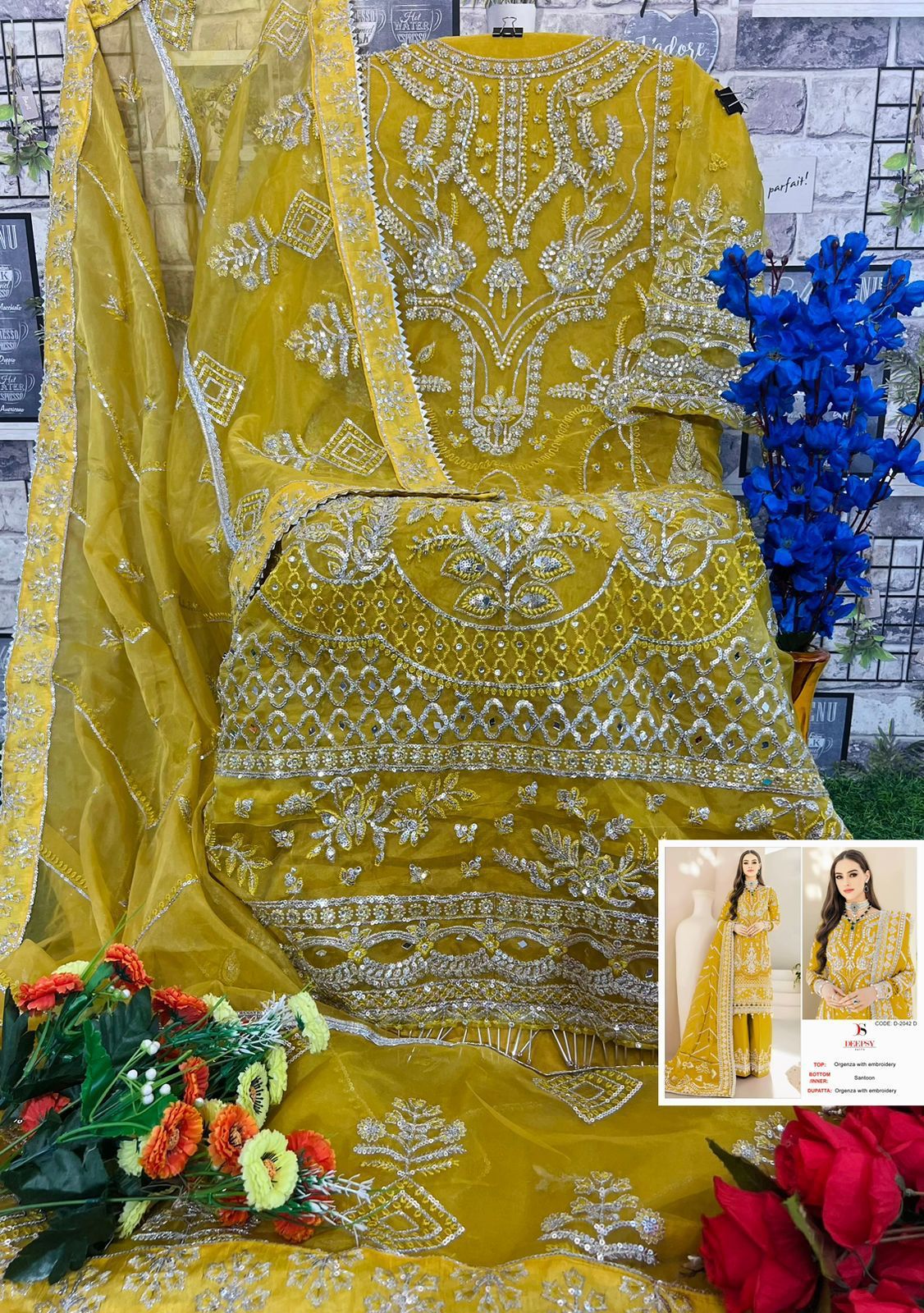 DEEPSY SUITS D 2042 A TO D SALWAR SUITS