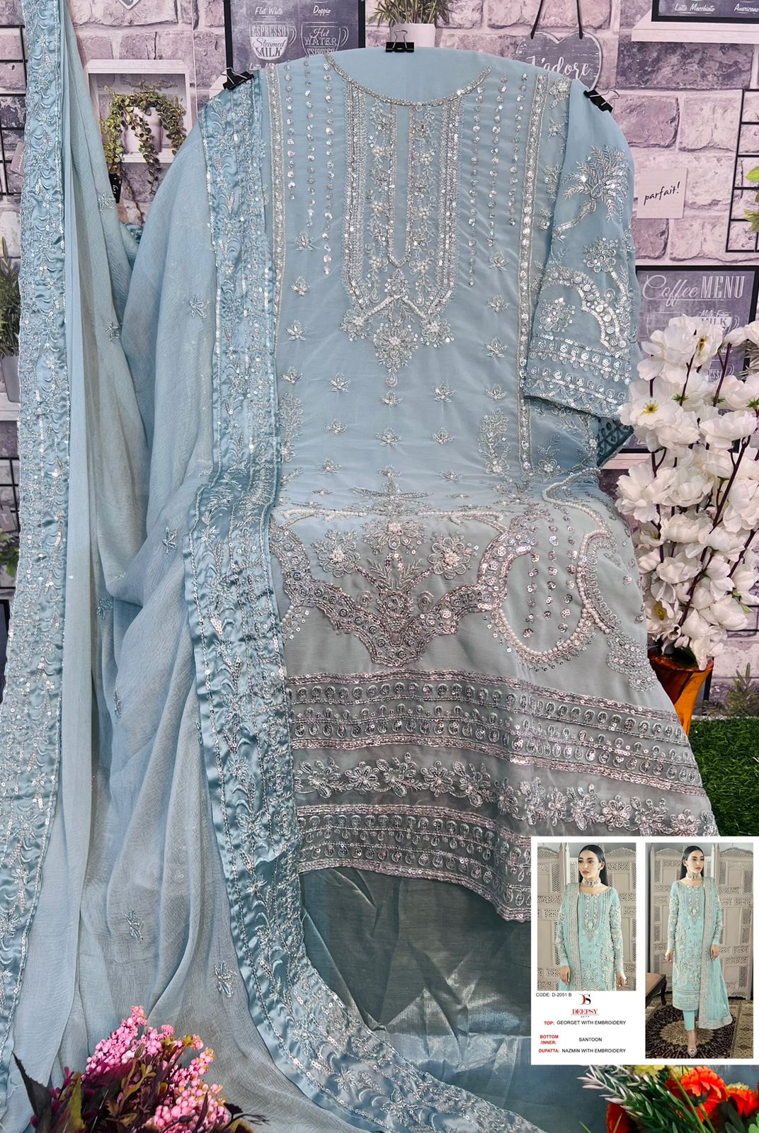 DEEPSY SUITS D 2051 A TO D SALWAR SUITS