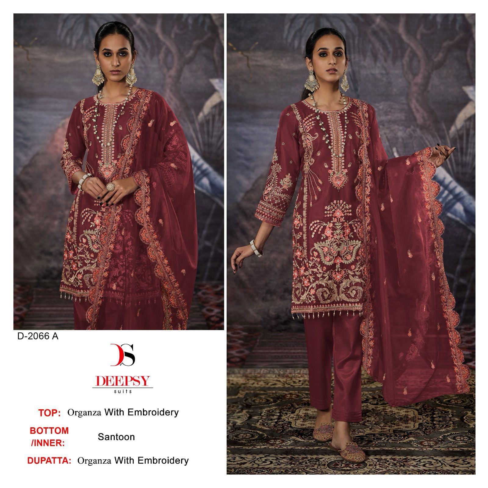 DEEPSY SUITS D 2066 A TO D SALWAR SUITS