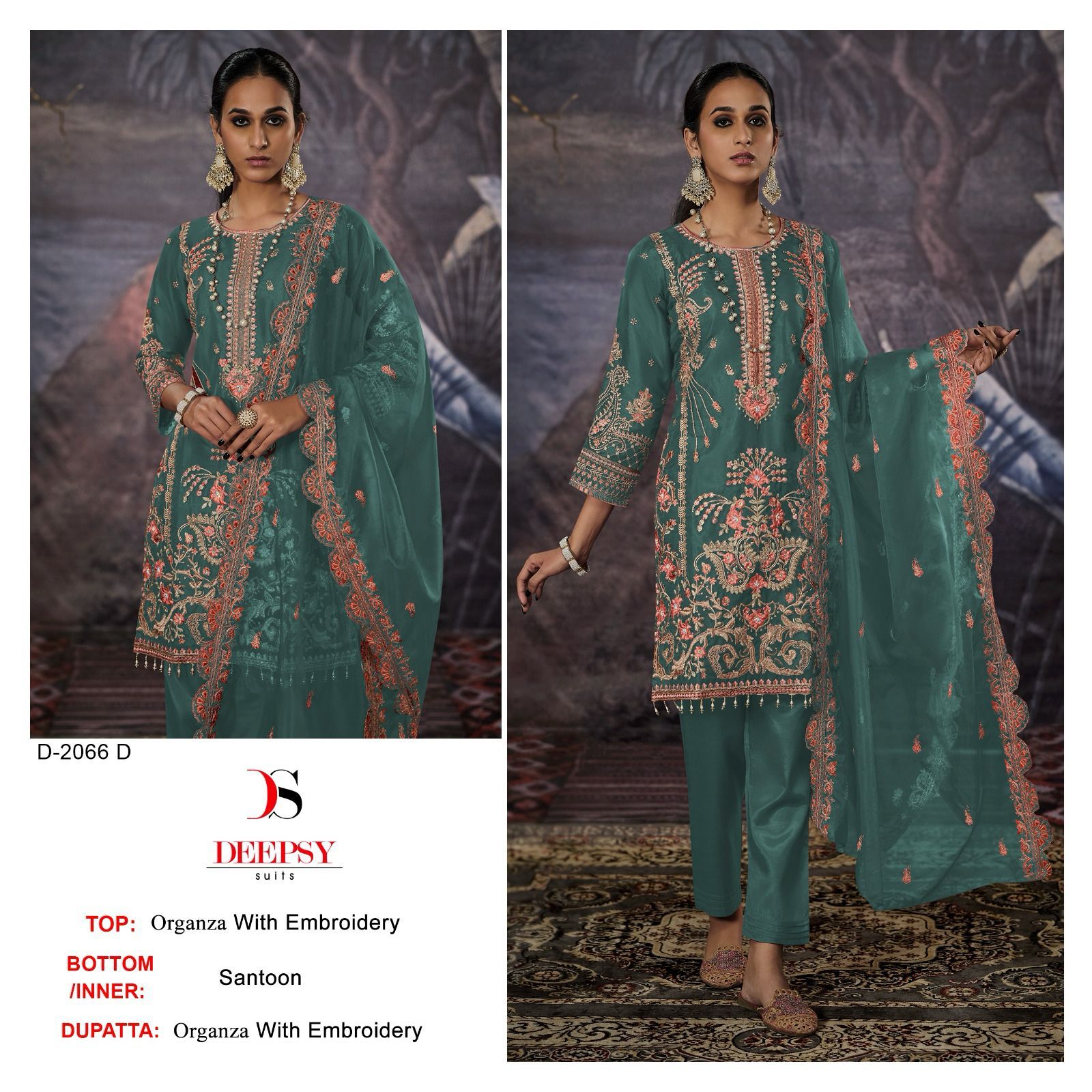 DEEPSY SUITS D 2066 A TO D SALWAR SUITS