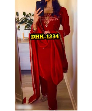 DHK 1234 DESIGNER VELVET SUITS WHOLESALE