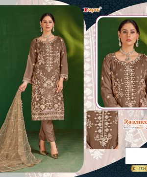 FEPIC 1724 ORGANZA PAKISTANI SUITS