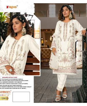 FEPIC C 1356 D ROSEMEEN PAKISTANI SUITS