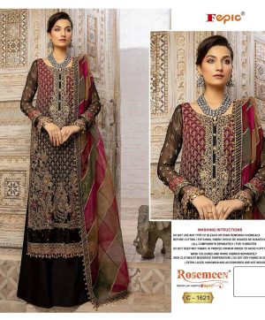 FEPIC C 1621 ROSEMEEN PAKISTANI SUITS