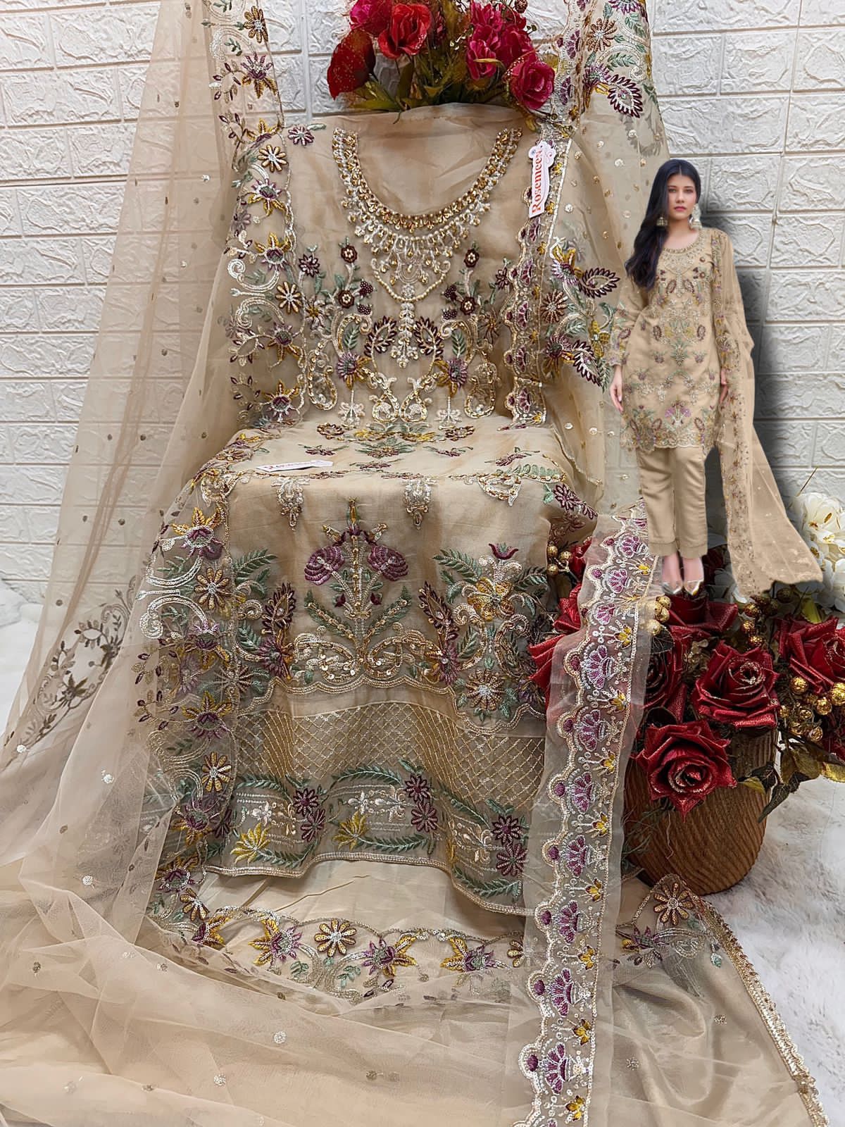 FEPIC C 1704 ROSEMEEN PAKISTANI SUITS IN INDIA