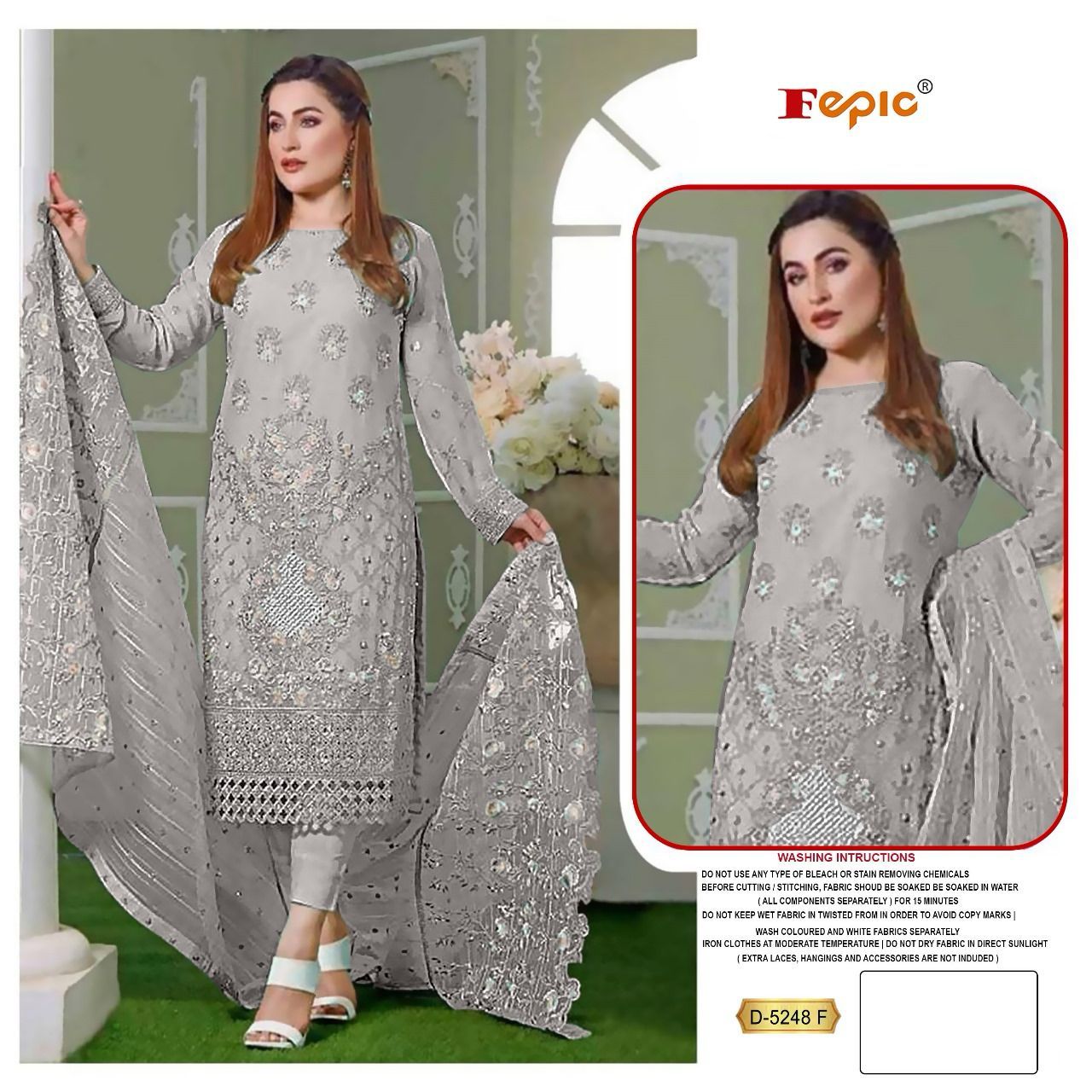 FEPIC D 5248 D TO G PAKISTANI SUITS IN INDIA