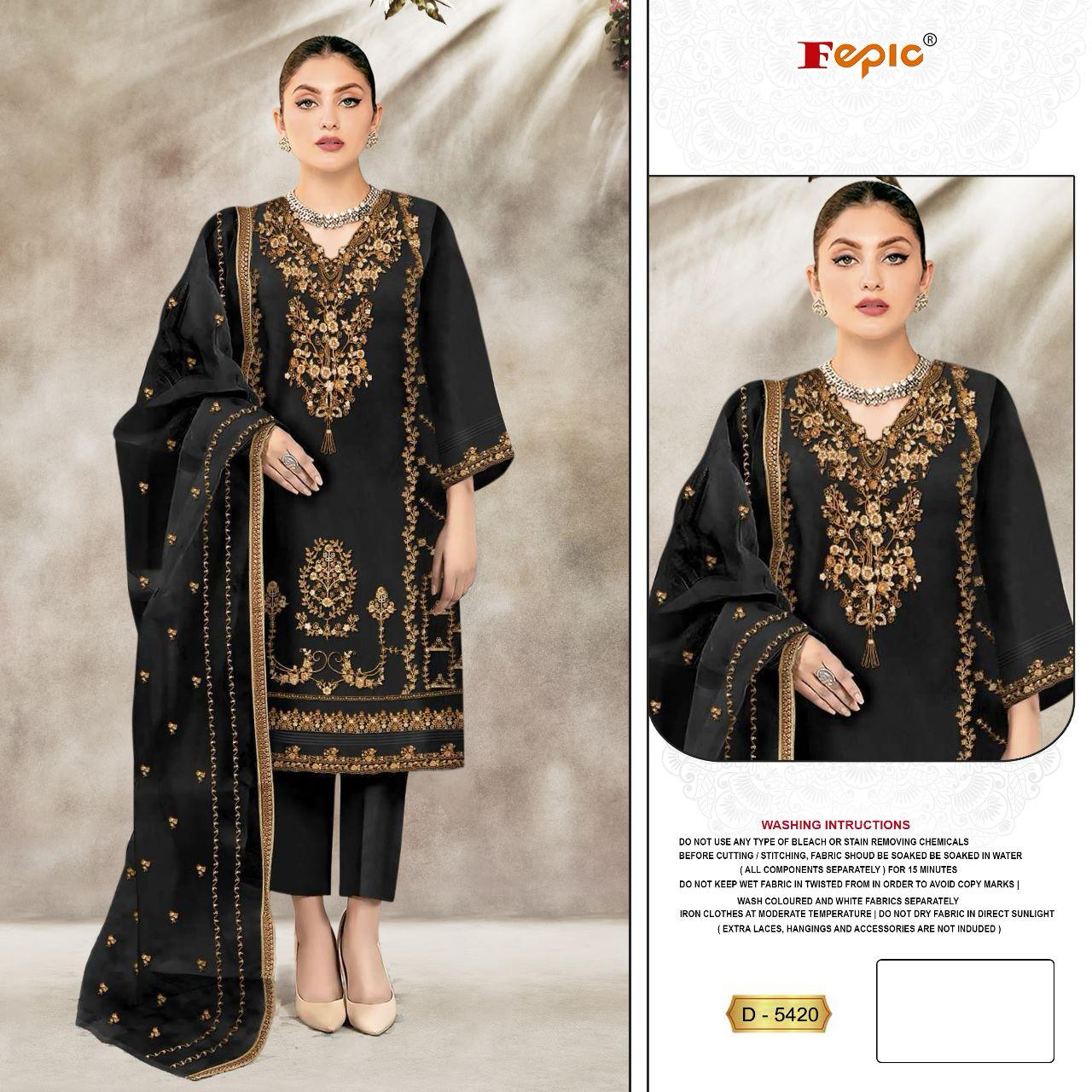 FEPIC D 5420 ROSEMEEN PAKISTANI SUITS