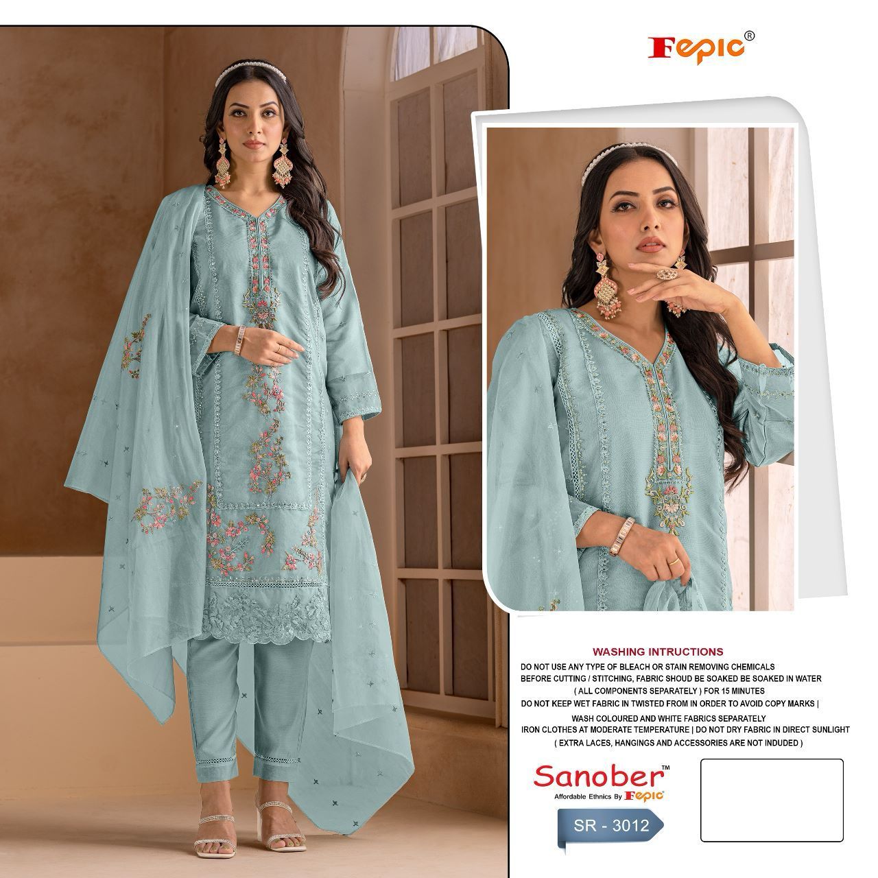 FEPIC SR 3012 SANOBER READYMADE SALWAR SUITS