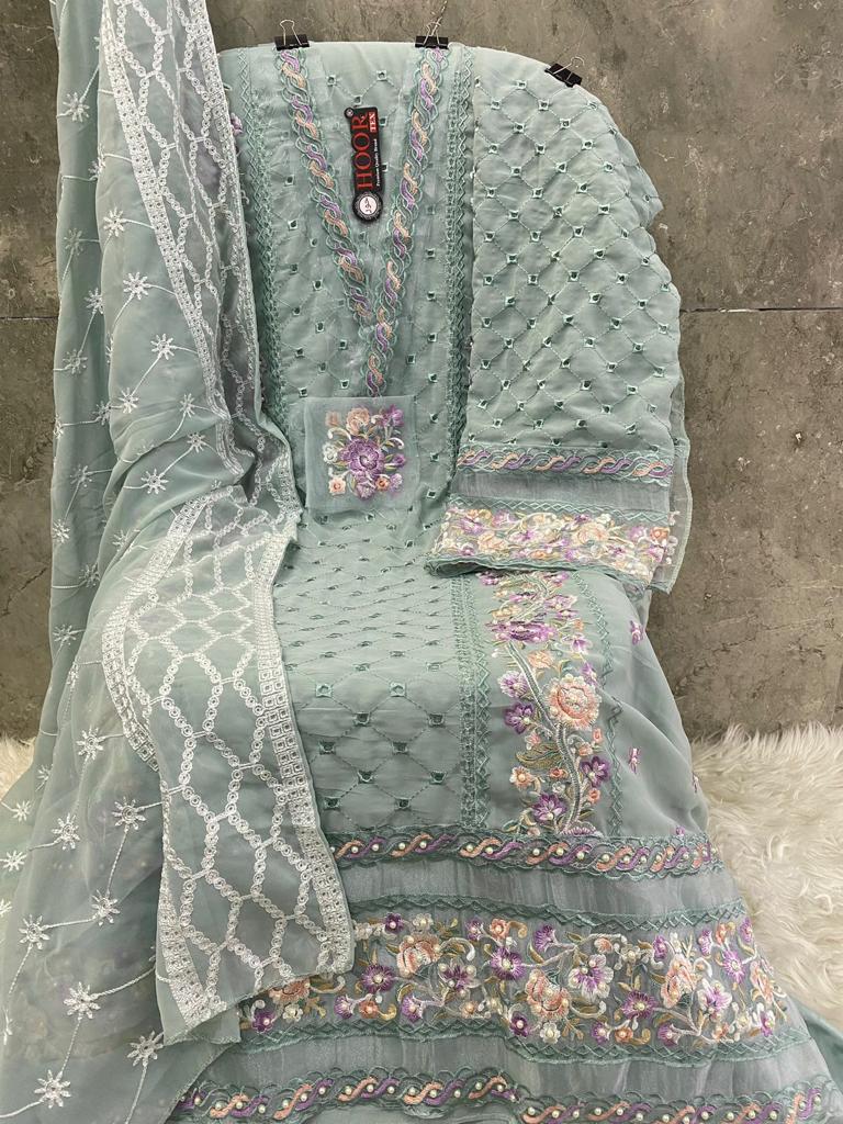 HOOR TEX H 181 PAKISTANI SALWAR SUITS