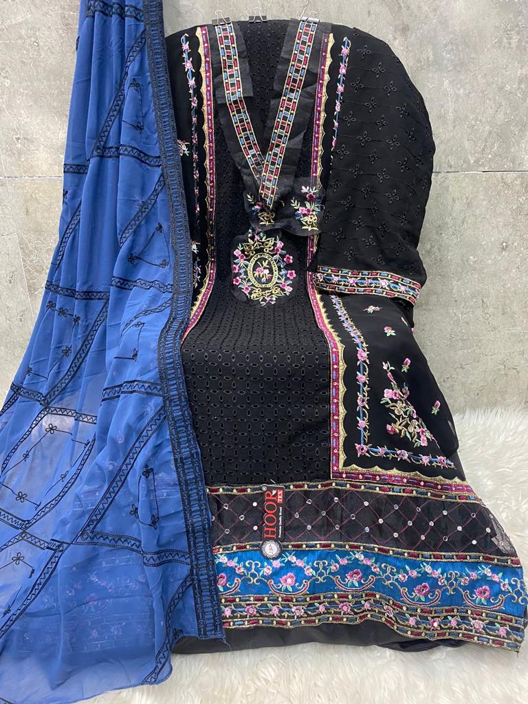 HOOR TEX H 182 PAKISTANI SUITS WHOLESALER