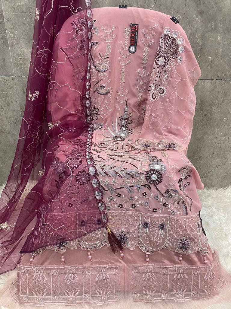 HOOR TEX H 201 A TO D SALWAR SUITS WHOLESALE