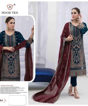 HOOR TEX H 88 A B C G PAKISTANI SUITS IN INDIA