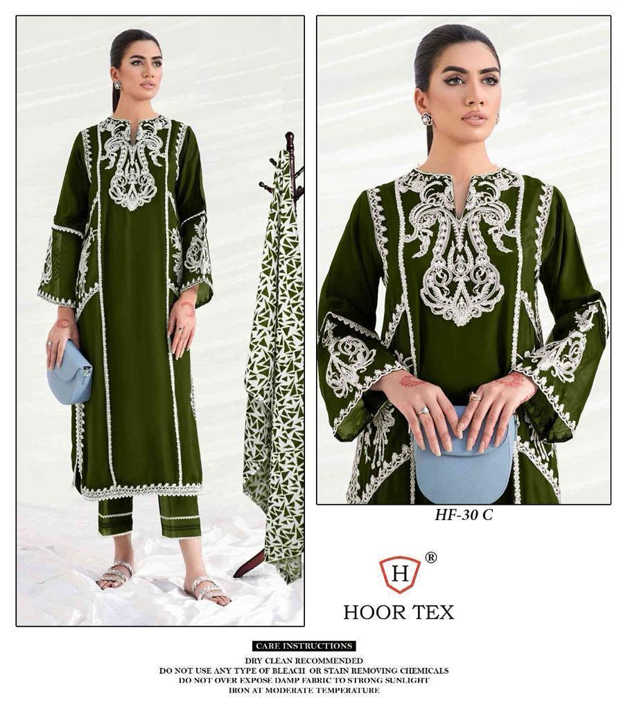 HOOR TEX HF 30 A TO D READYMADE PAKISTANI SUITS