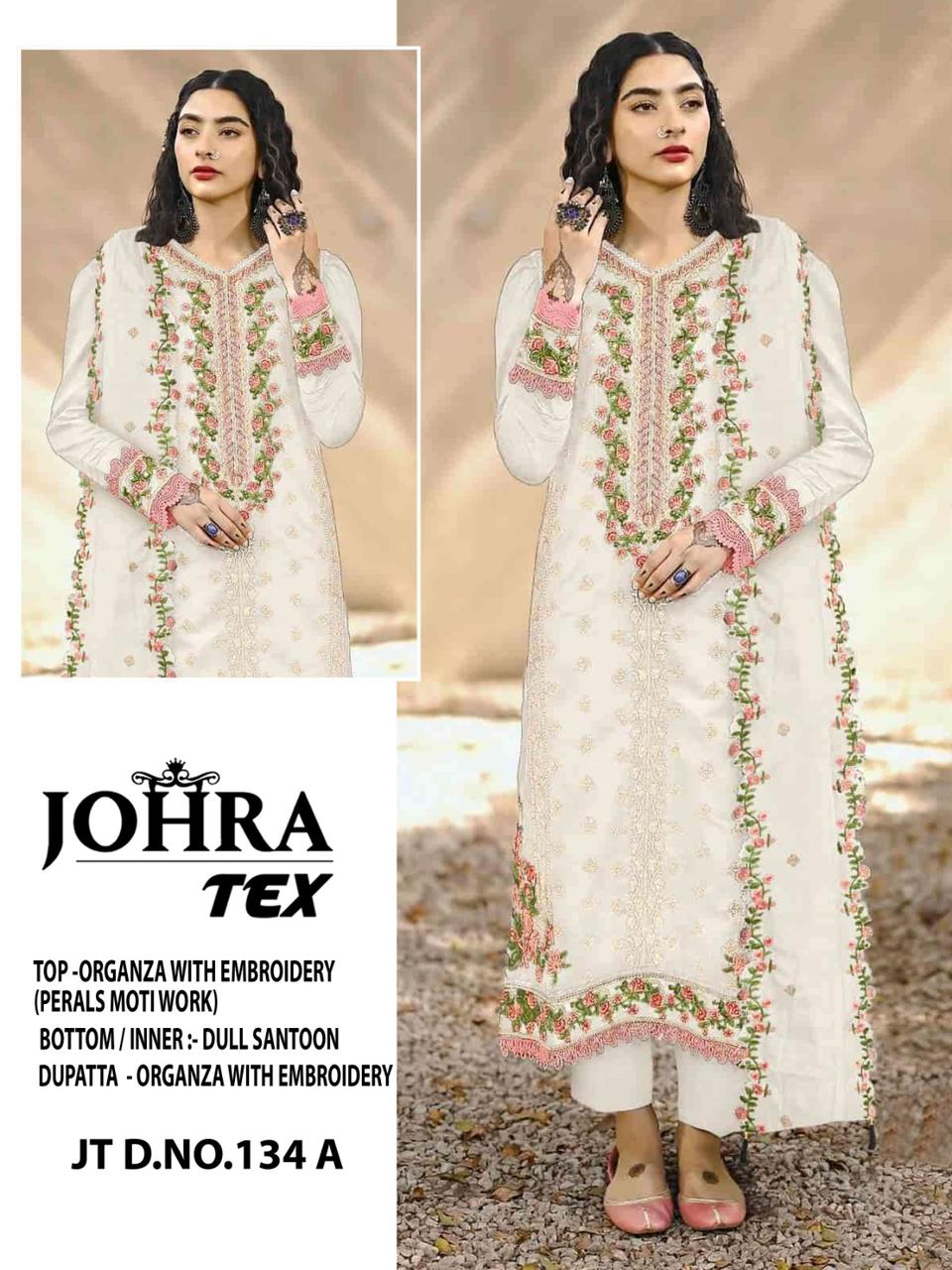 JOHRA TEX JT 134 A PAKISTANI SUITS IN INDIA