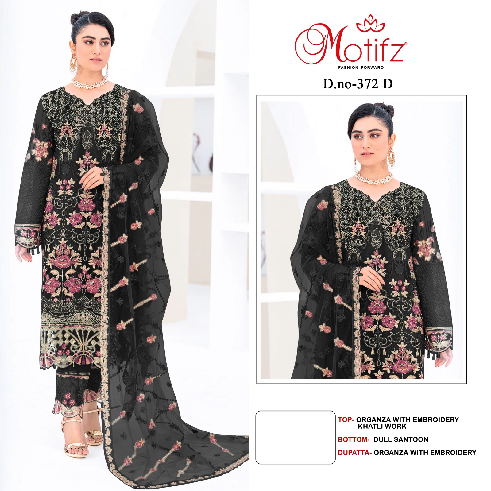 MOTIFZ 372 SALWAR SUITS IN COLOURS