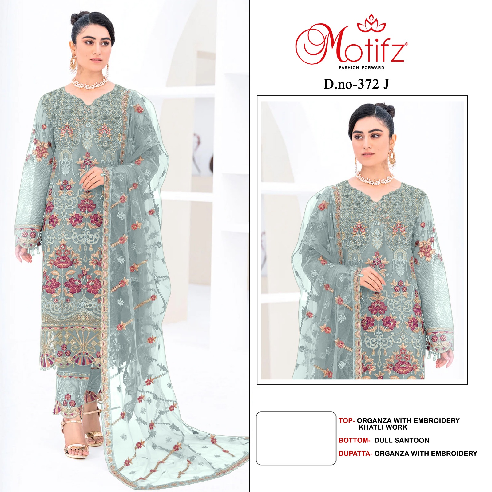 MOTIFZ 372 SALWAR SUITS IN COLOURS