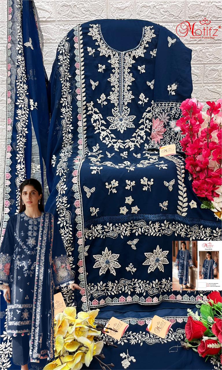 MOTIFZ 429 B TO E PAKISTANI SUITS WHOLESALE