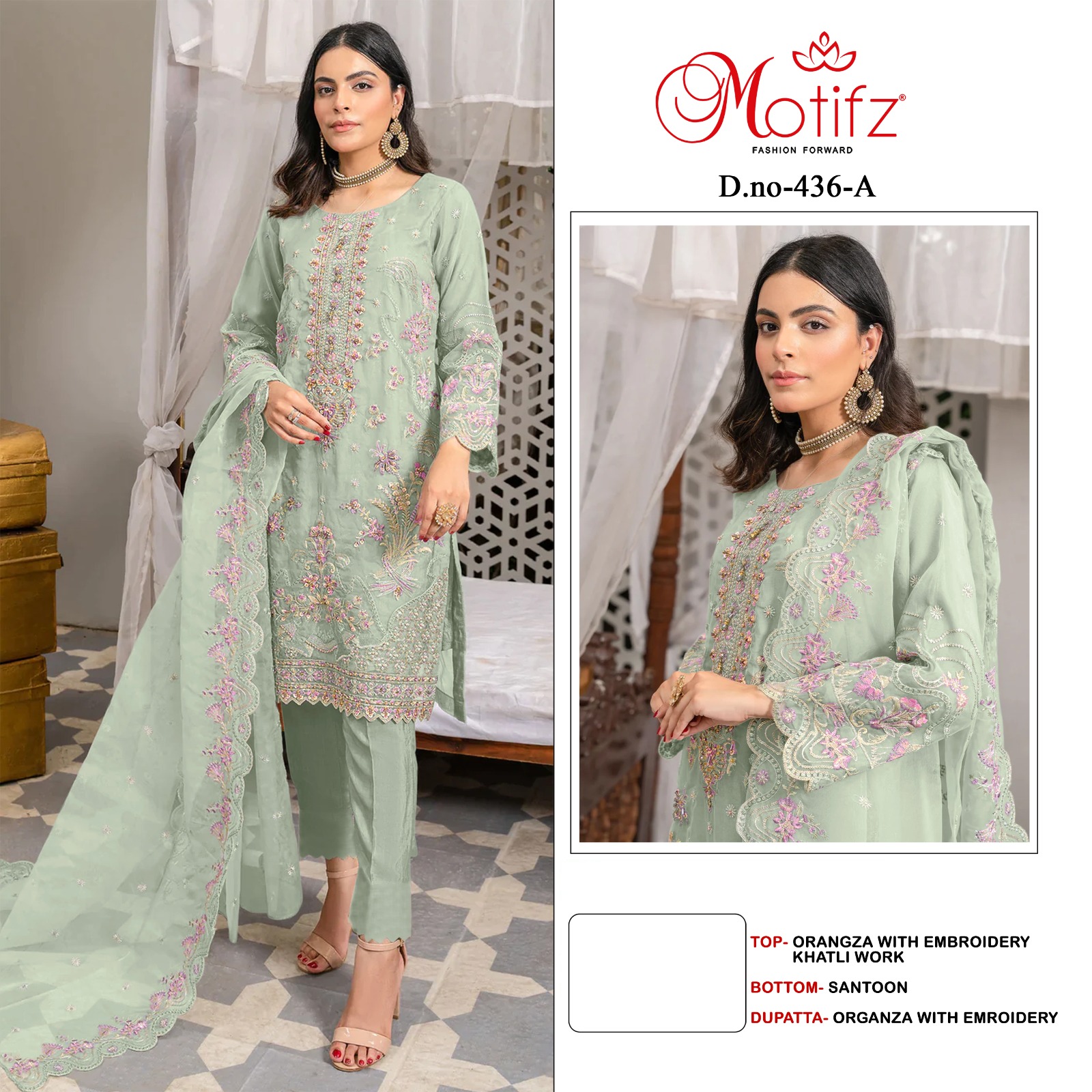 MOTIFZ 436 A TO D SALWAR SUITS WHOLESALE