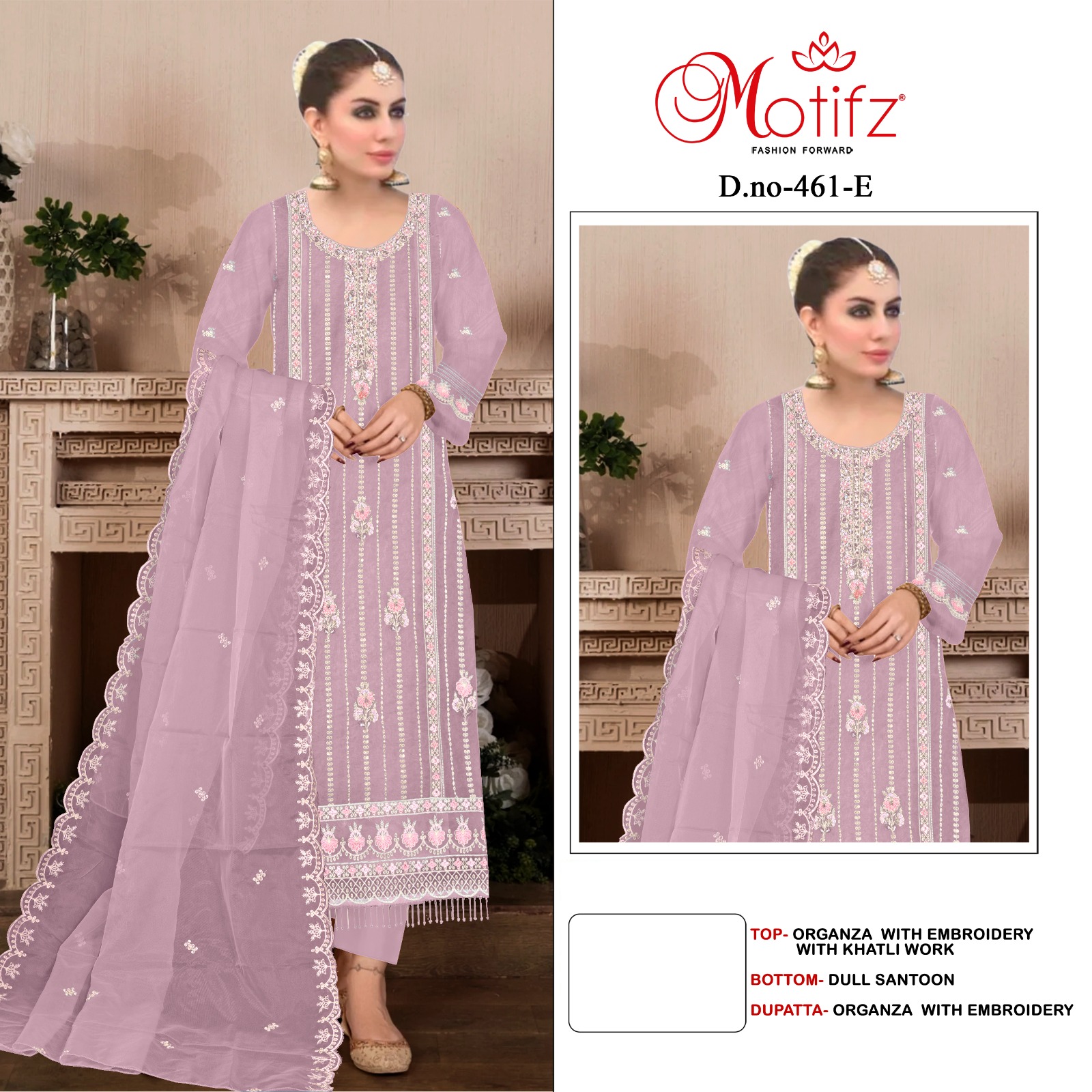 MOTIFZ 461 E TO H PAKISTANI SALWAR SUITS