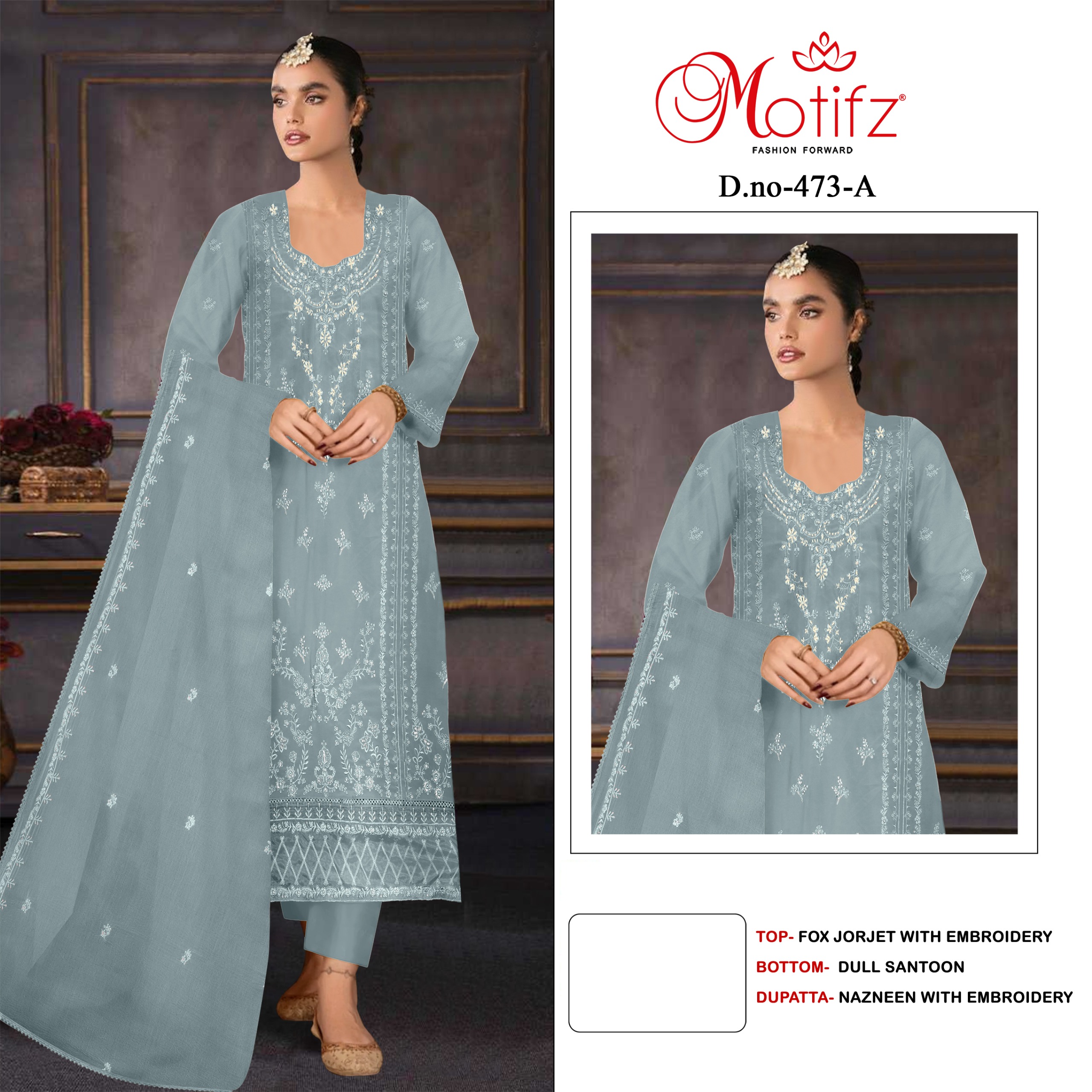 MOTIFZ 473 A TO D SALWAR SUITS WHOLESALE