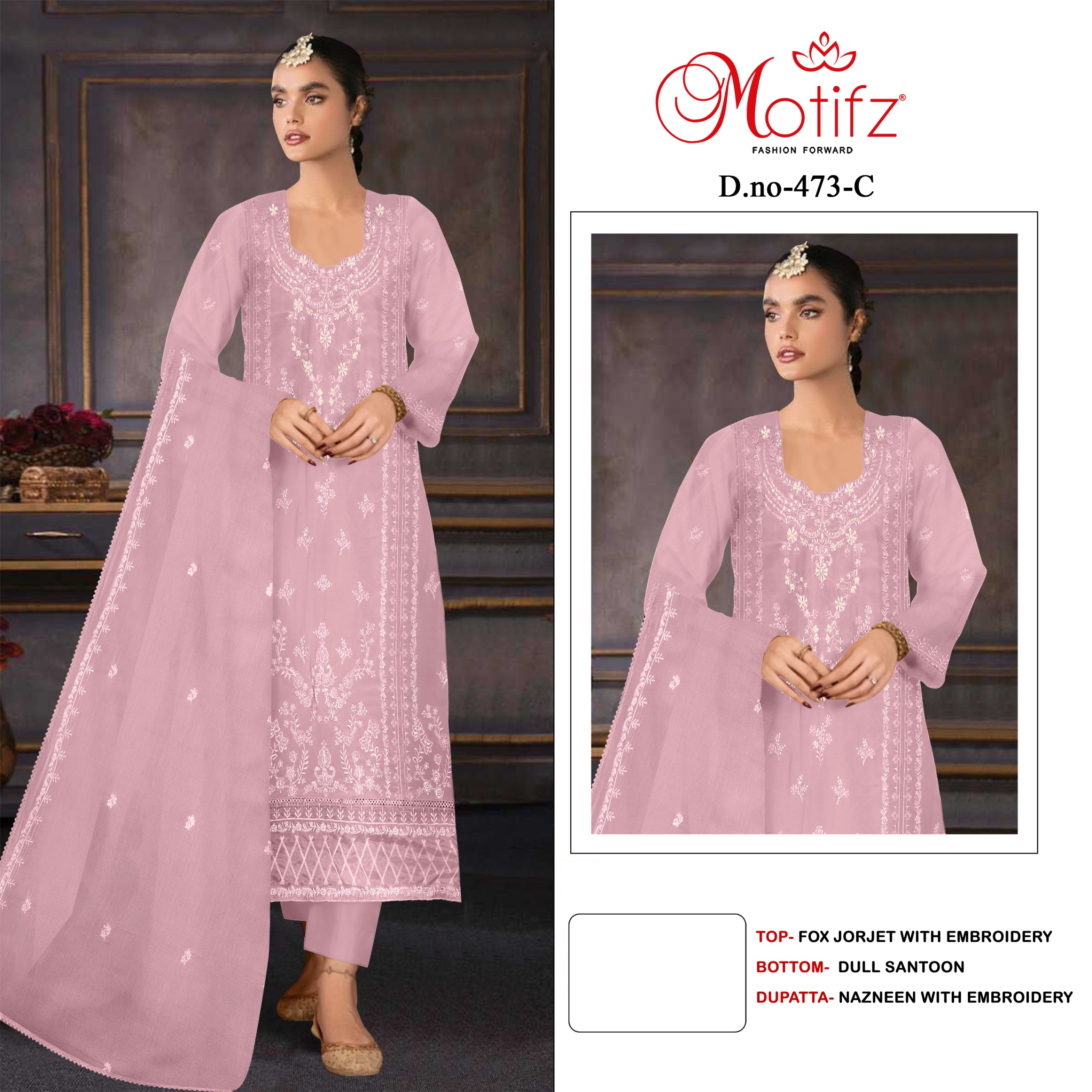 MOTIFZ 473 A TO D SALWAR SUITS WHOLESALE