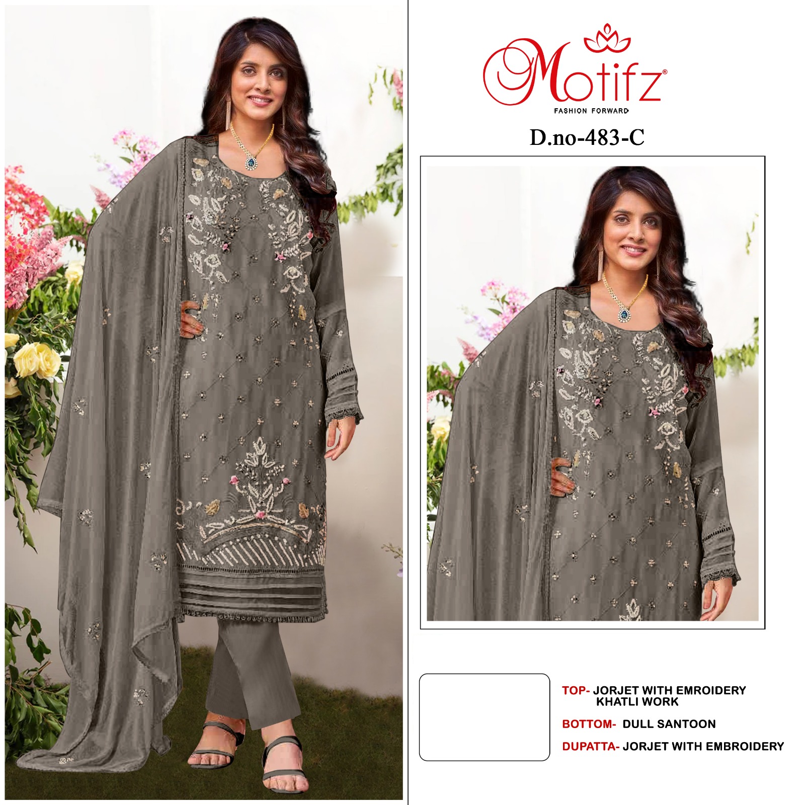 MOTIFZ 483 A TO D SALWAR SUITS WHOLESALE