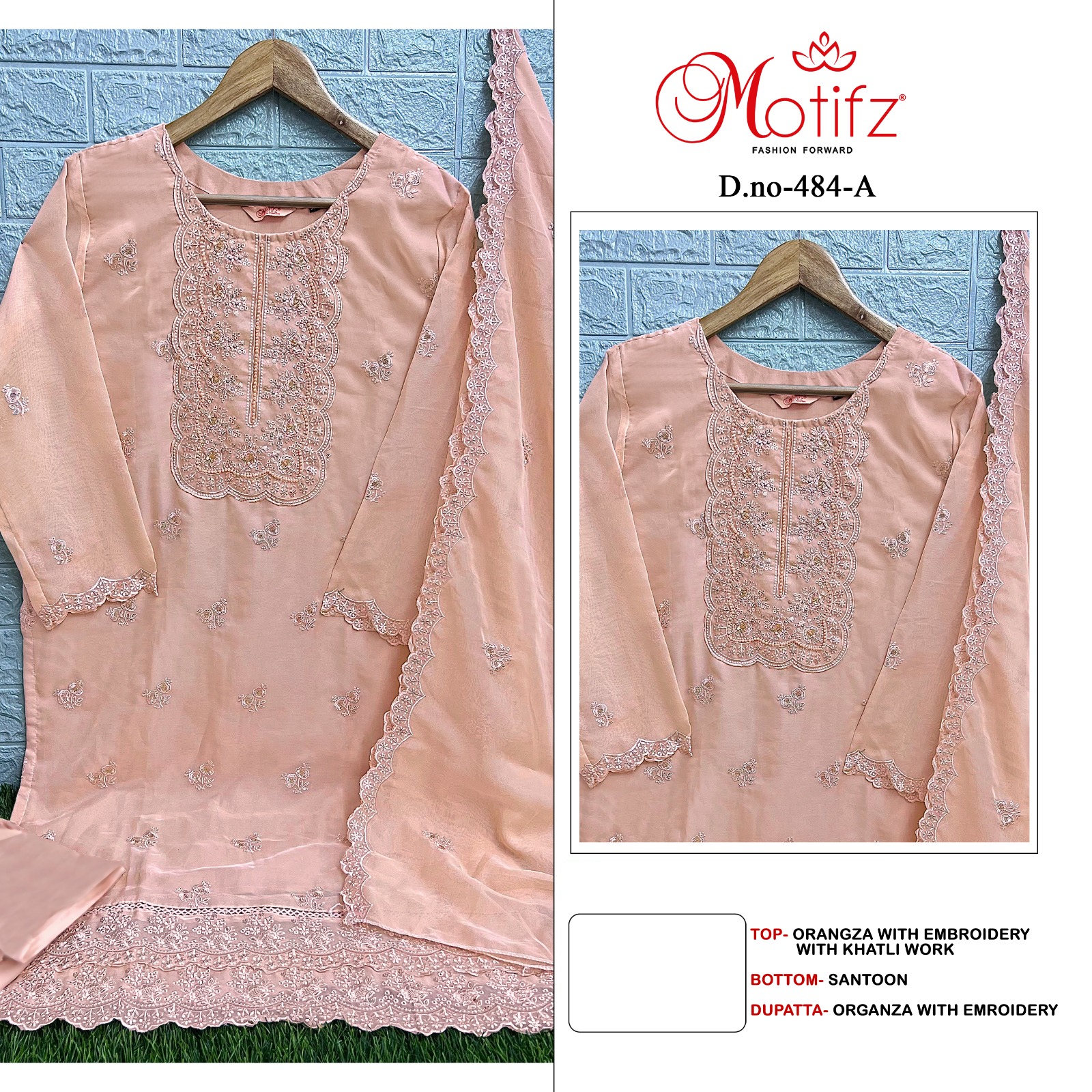 MOTIFZ 484 A TO D SALWAR SUITS WHOLESALE