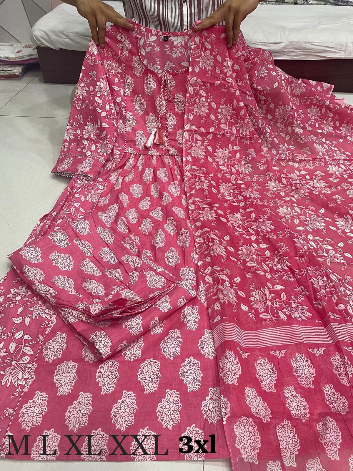 MURTI TRENDS PINK COTTON KURTI WHOLESALER