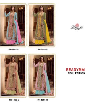 RAMSHA FASHION R 1086 E TO H READYMADE SUITS