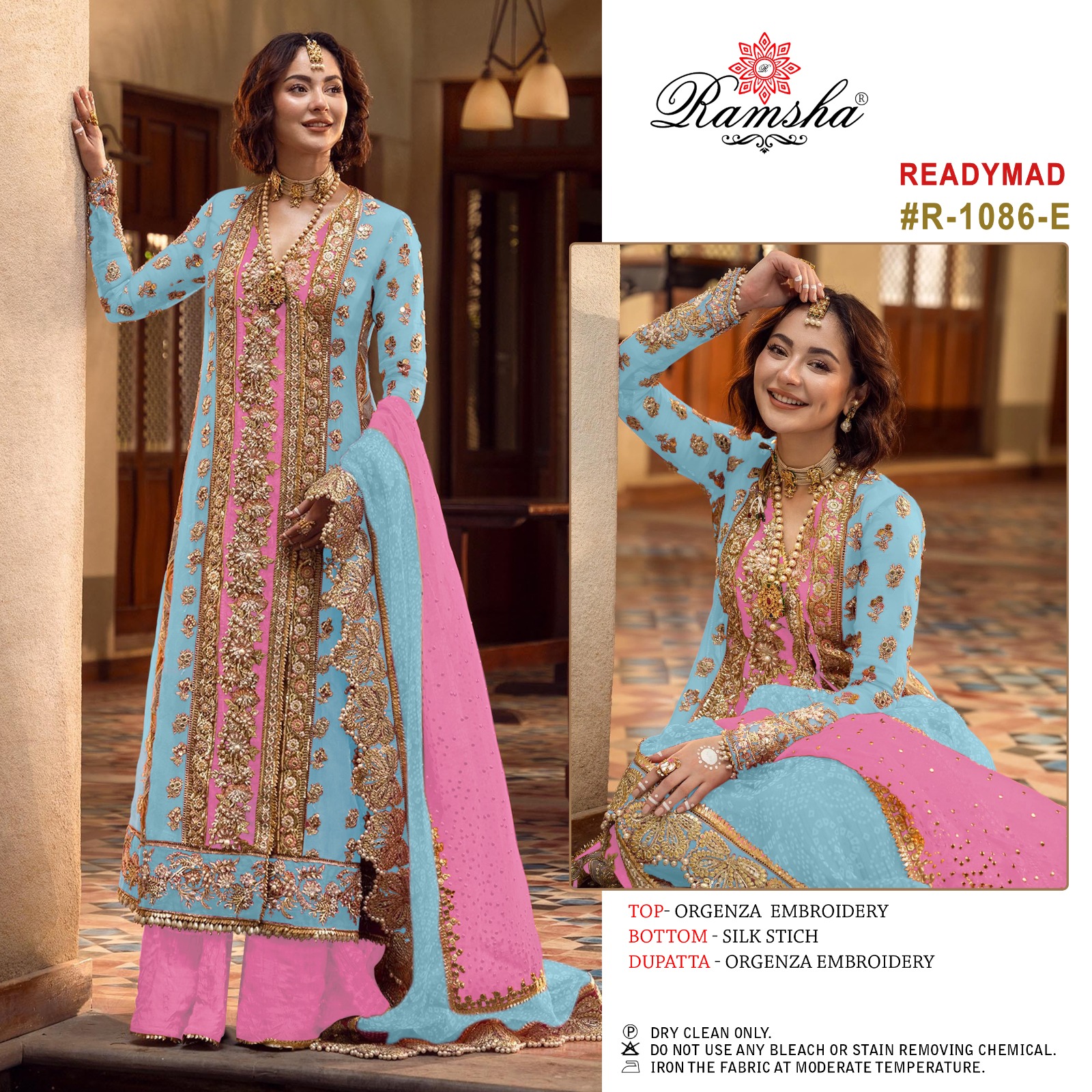 RAMSHA FASHION R 1086 E TO H READYMADE SUITS