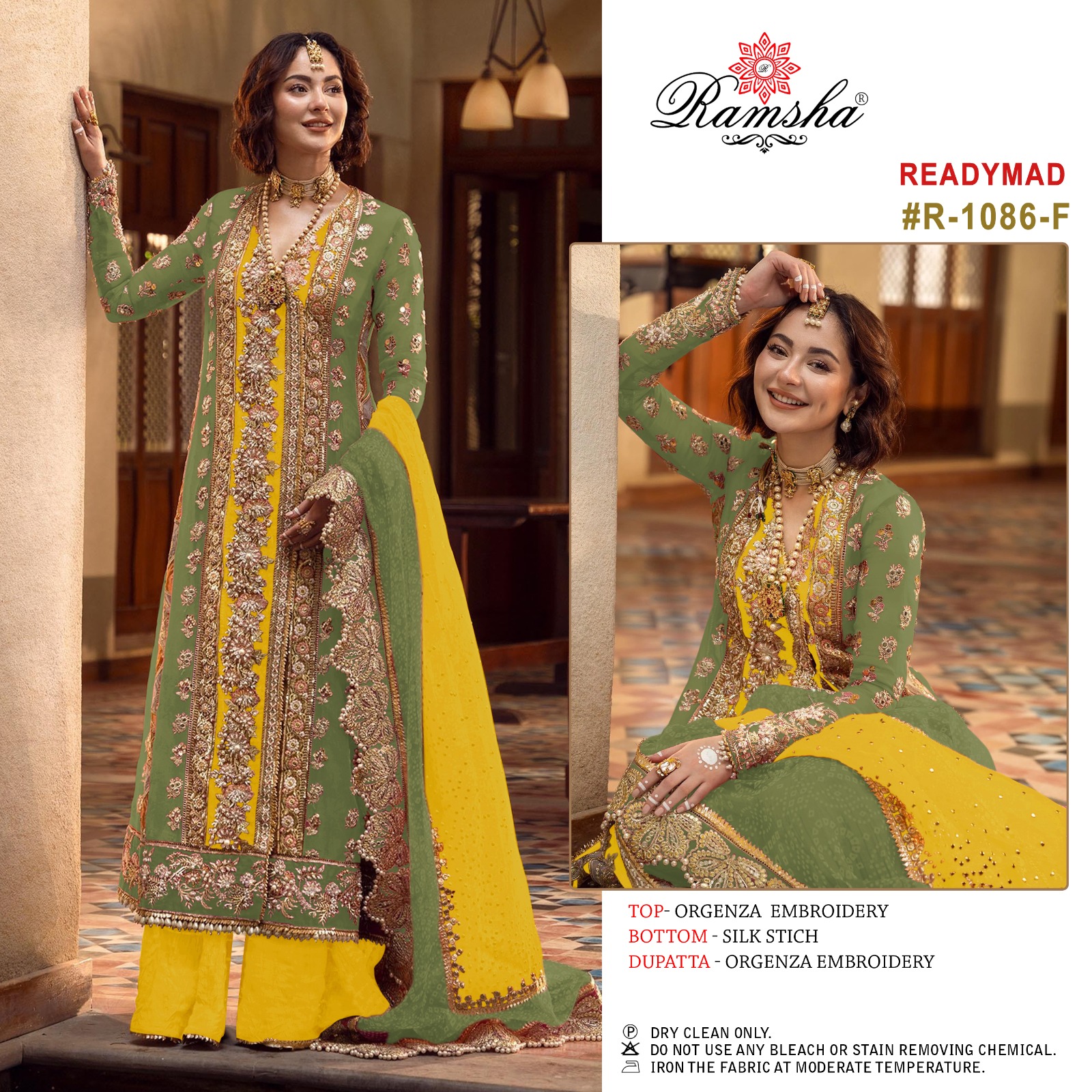 RAMSHA FASHION R 1086 E TO H READYMADE SUITS